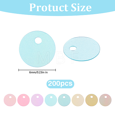 2400Pcs PVC Paillette/Sequin Pendants FIND-HY0005-24C-1
