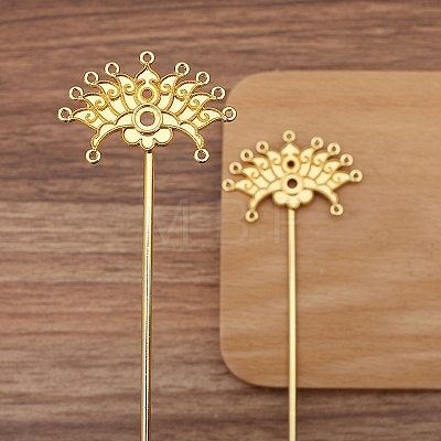 Alloy Enamel Hair Stick Finding PW-WG8155A-02-1