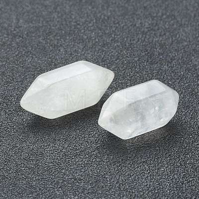 No Hole Natural Quartz Crystal Beads G-K034-20mm-17-1