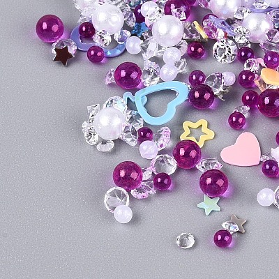 Plastic & Resin & Glass Shining Nail Art Glitter MRMJ-T080-13I-1