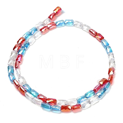 Electroplate Glass Beads Strands EGLA-P068-01A-04-1