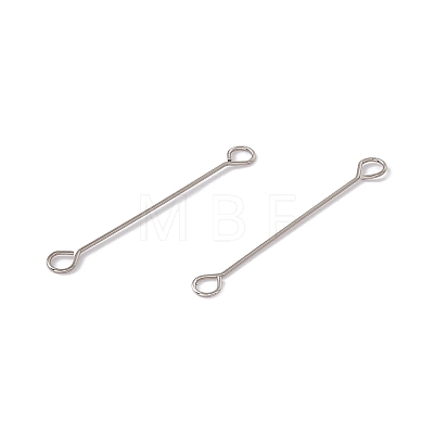 Non-Tarnish 304 Stainless Steel Connector Charms STAS-G291-03C-P-1