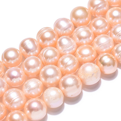 Natural Cultured Freshwater Pearl Beads Strands PEAR-N013-09A-1