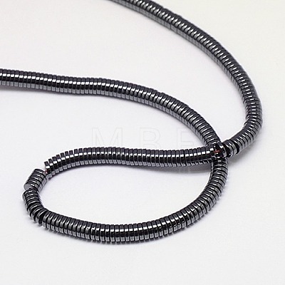 Non-magnetic Synthetic Hematite Beads Strands G-J164A-3mm-02-1