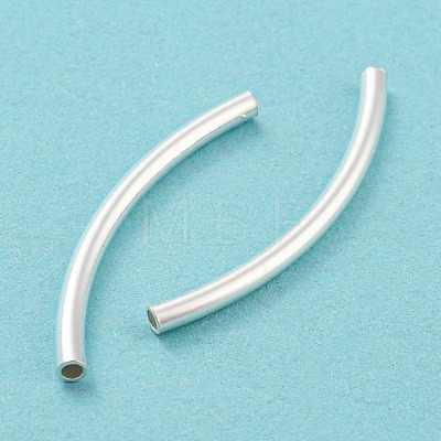 925 Sterling Silver Tube Beads STER-Q191-08S-1