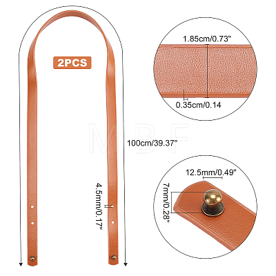 PU Leather Bag Strap FIND-WH0071-01C-1