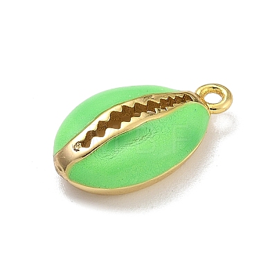 Rack Plating Brass Enamel Pendants KK-G515-19G-05-1