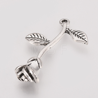 Tibetan Style Alloy Pendants X-TIBE-T011-48AS-LF-1