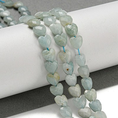 Natural Flower Amazonite Beads Strands G-P544-E13-01-1