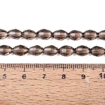 Transparent Glass Beads Strands GLAA-N071-01A-A17-1