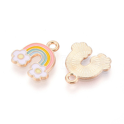 Alloy Enamel Charms ENAM-T022-26-1
