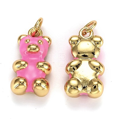 Real 18K Gold Plated Brass Pendants KK-L206-001H-G-1