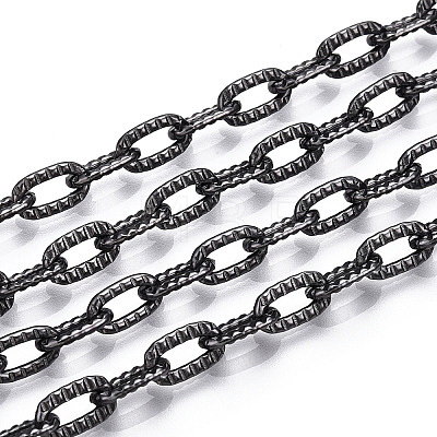 Aluminium Textured Cable Chains CHA-T001-38B-1