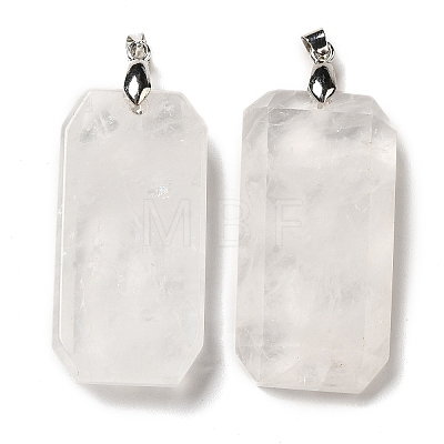 Natural Quartz Crystal Pendants G-H286-05P-01-1