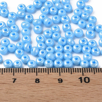 6/0 Czech Opaque Glass Seed Beads SEED-N004-003D-20-1