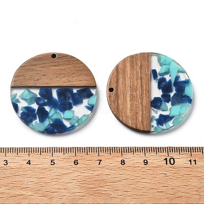 Resin and Walnut Pendants FIND-R051-05A-1