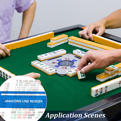 Plastic Mahjong Rules Reader AJEW-WH0796-53A-1