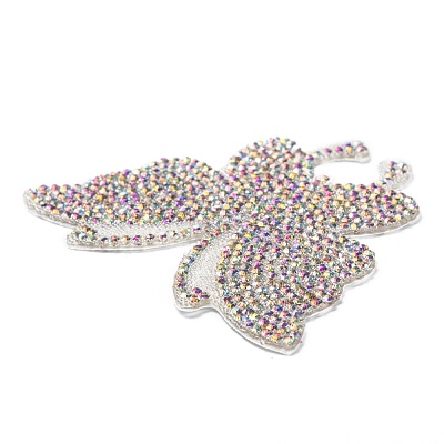  Butterfly Glass Rhinestone Patches DIY-NB0005-13-1