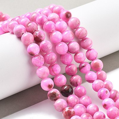 Natural Persian Jade Beads Strands G-A255-A02-02G-1