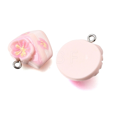 Opaque Resin Imitation Food Pendants RE-CBAA178-04P-1