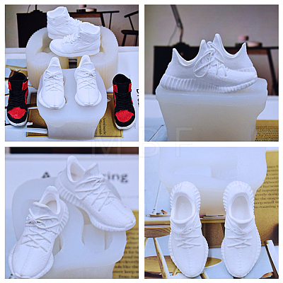 Olycraft DIY Shoes Shape Silicone Molds Kits DIY-OC0002-78-1