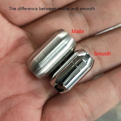 Matte 304 Stainless Steel Barrel Magnetic Clasps with Glue-in Ends X-STAS-E089-06D-1