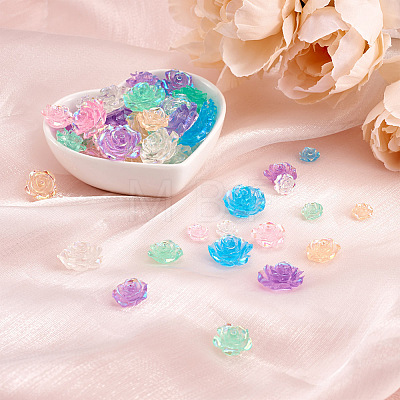 Yilisi 300Pcs 3 Style Transparent Resin Cabochons CRES-YS0001-05-1