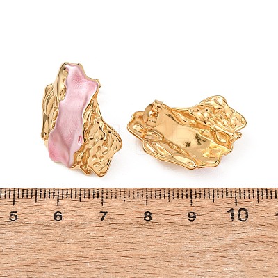 304 Stainless Steel Stud Earrings EJEW-T054-15G-1