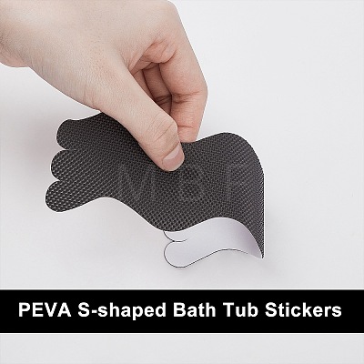 Gorgecraft PEVA S-shaped Bath Tub Stickers KY-GF0001-03B-1