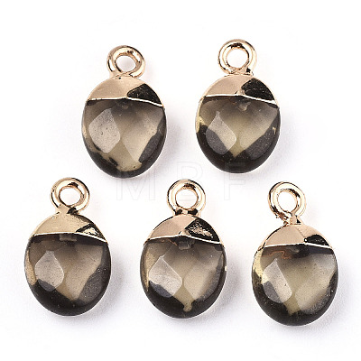 Faceted Glass Charms X-GLAA-N040-007A-1