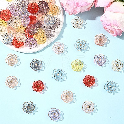 100Pcs Plastic Beads KY-YW0002-22-1