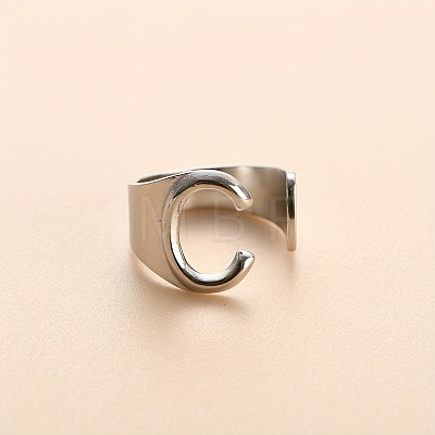 304 Stainless Steel Cuff Rings FS-WGEAFE6-06-1