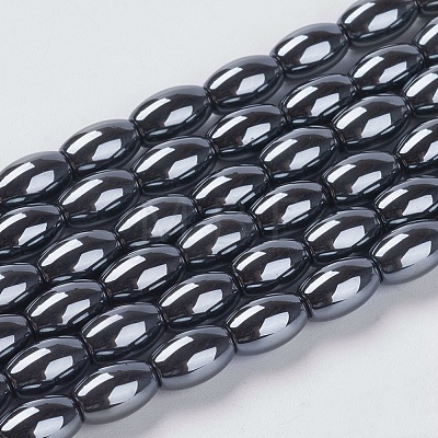 Non-Magnetic Synthetic Hematite Beads G-H1078-1-1