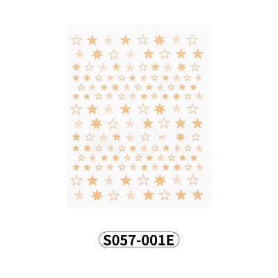 Nail Art Stickers Decals MRMJ-S057-001E-1