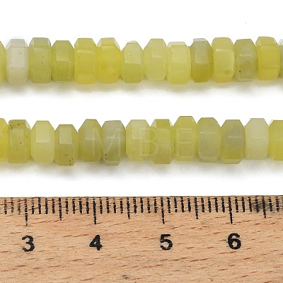 Natural Lemon Jade Beads Strands G-G317-A14-3x6mm-1