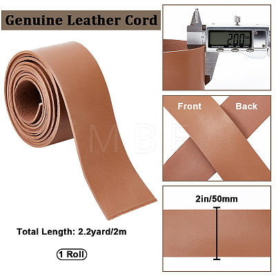 2M Flat Leather Cord LC-WH0007-07D-02-1