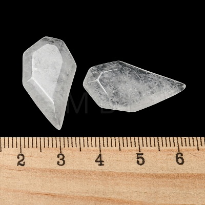 Natural Quartz Crystal Pendants G-G052-A06-1