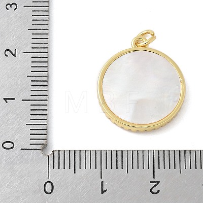 Brass Micro Pave Cubic Zirconia Pendants KK-K298-16G-02-1