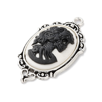 Tibetan Style Alloy Pendants TIBE-B002-04AS-01-1