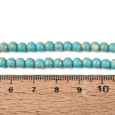 Synthetic Turquoise Beads Strands G-N364-08A-01-1