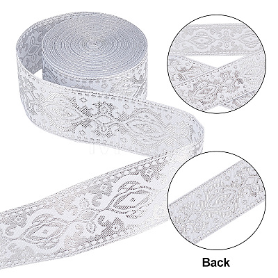 Gorgecraft Ethnic Style Polyester Silk Grosgrain Ribbon OCOR-GF0001-79A-1