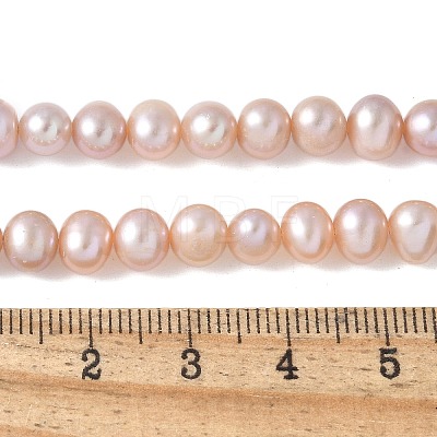 Natural Cultured Freshwater Pearl Beads Strands PEAR-I007-07O-05B-1