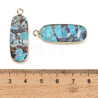 Dyed Synthetic Imperial Jasper Pendants GG-CBAA20A-05G-04-1