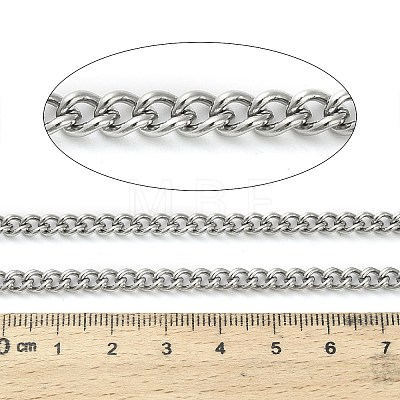 316L Surgical Stainless Steel Curb Chains CHS-H115-02D-P-1