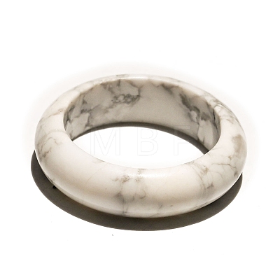 Natural Howlite Finger Rings PW-WG87157-04-1