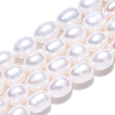 Natural Cultured Freshwater Pearl Beads Strands PEAR-N012-06M-1