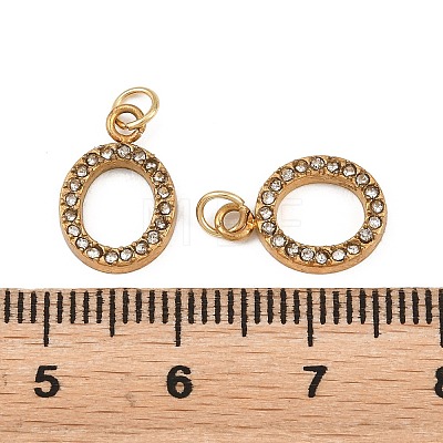 304 Stainless Steel Rhinestone Pendants STAS-N133-03A-G-1