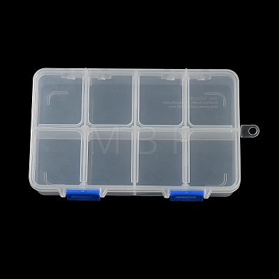 (Defective Closeout Sale: Yellowing) 8-Gird Plasitc Organizer Storage Boxes CON-XCP0002-71-1