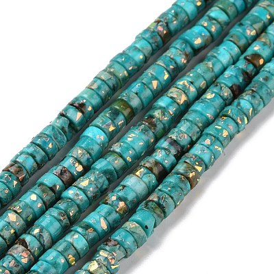 Synthetic Imperial Jasper & Opal Beads Strands G-E185-05-1