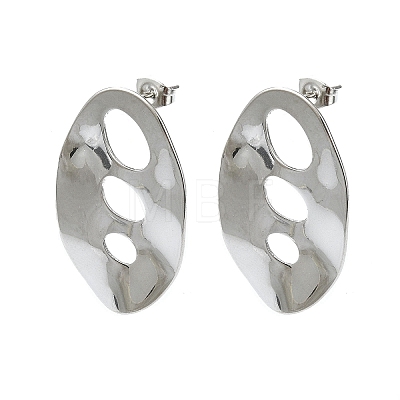 Non-Tarnish 304 Stainless Steel Stud Earring Findings STAS-L024-005P-01-1